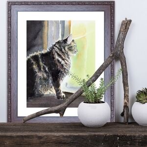 Feline Art Print - Ode To Chester